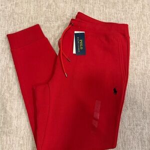 Ralph Lauren Polo Red Joggers Sweatpants Men’s Size Large L
